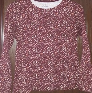 Croft and Barrow long sleeve tshirt XS petite